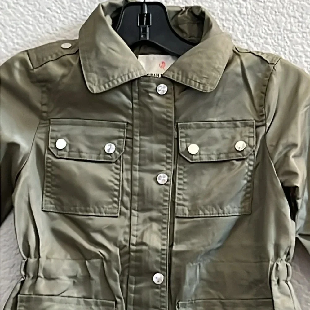 NWT Urban Republic Olive Green Anorak Jacket | Girls Size 4